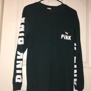 PINK long sleeve t shirt. size XS